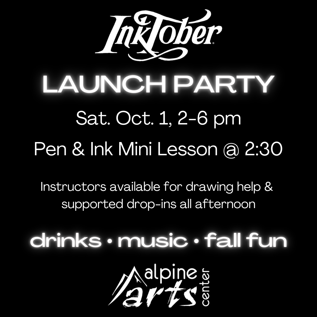 inktober launch party graphic